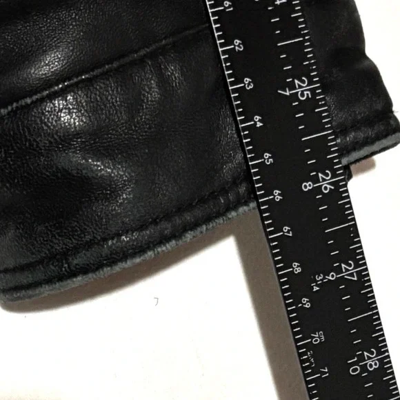 Northern‎ Explorer Mens Black VTG Leather Zip Up Jacket Biker Motorcyle Bomber L